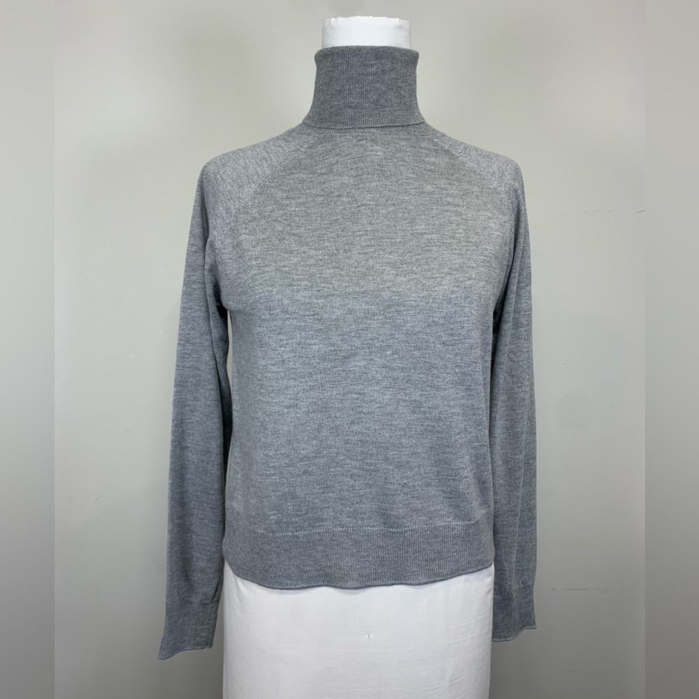Mango Women’s Turtleneck Sweater in Gray -‎ XS